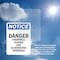 Signmission Danger Stairwell Closed Use Alternative, 5 in W x Rectangle, Vinyl Decal OS-2PACK-NS-D-57-V-10922 - alternate 3
